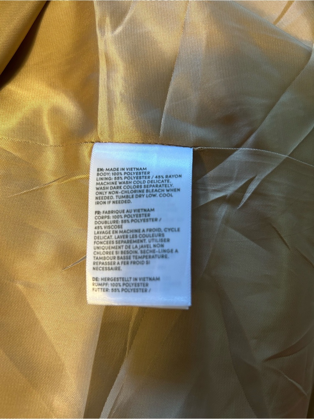 Lands’ End trench coat - Picture 6 of 8